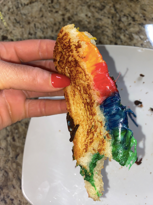 Rainbow Grilled Cheese