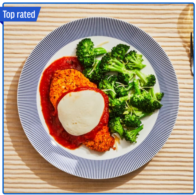 SICILIAN-STYLE CHICKEN PARM with Broccoli